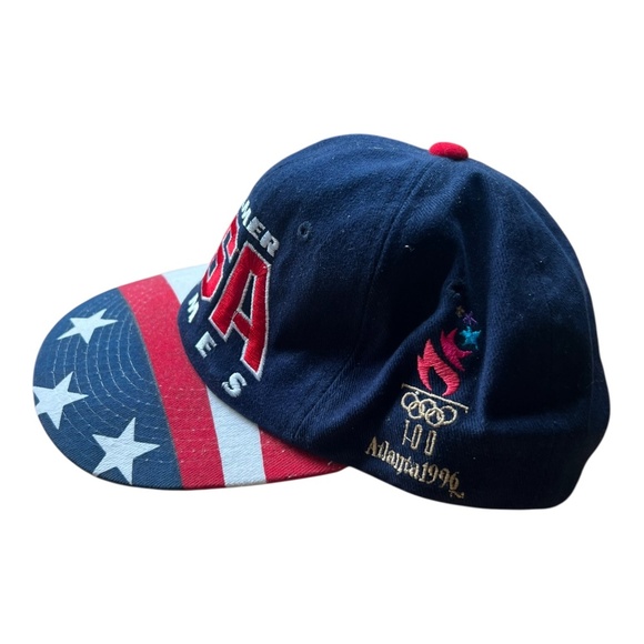 Vintage 1996 Atlanta Olympics Team USA Snapback Hat - Picture 2 of 5